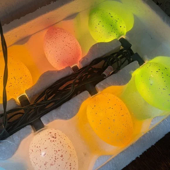 Novelty Easter Egg Lights Vintage - Picture 7 of 13